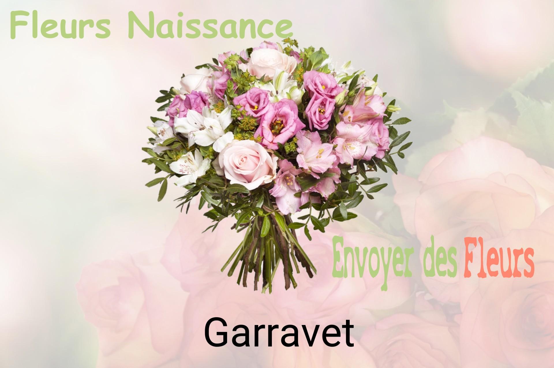 Bouquet de fleurs de naissance livré à Garravet